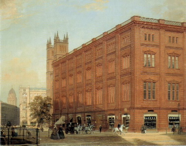 Die Bauakademie um 1868