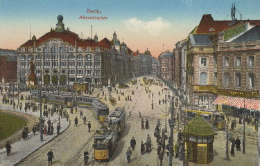 Der Alexanderplatz um 1905 Der Alexanderplatz um 1905