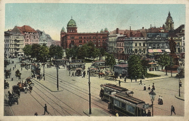 Der Alexanderplatz um 1908